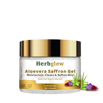 herbglow aloevera saffron gel