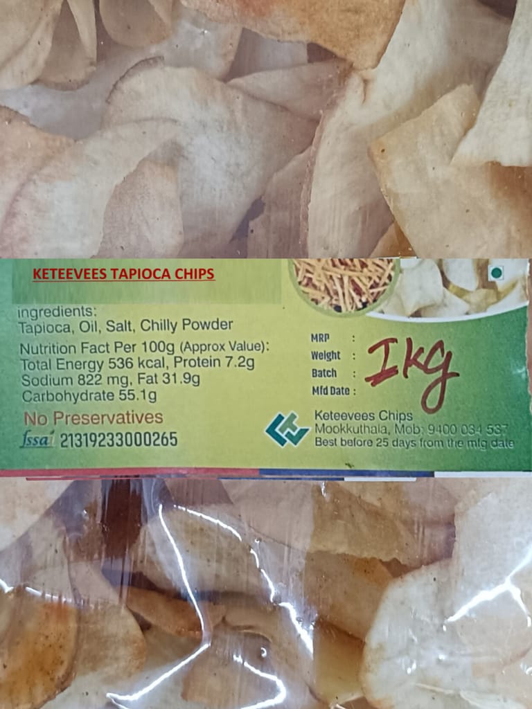 Keteevees Tapioca Chips