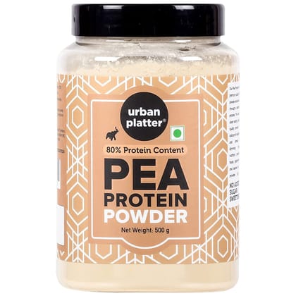 Urban Platter Pea Protein Concentrate Powder, 500g [Unflavoured | Unsweetened | Add to beverages, baked goods, desserts, savoury foods]