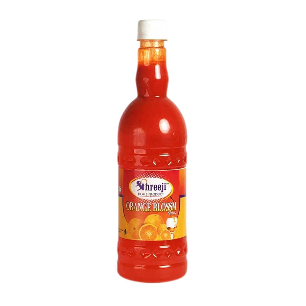 Shreeji Orange Blossm Syrup Mix With Milk For Making Milkshake 750 ml