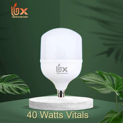 UBX 40W LED Bulb, High Wattage Jumbo Led Bulb 40 Watt Cool Day Light (White, Pack of 1)