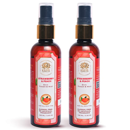 Kaaya Natural Strawberry & Peach Toner & Mist 100ML Bottle (BUY 1 GET 1 FREE)