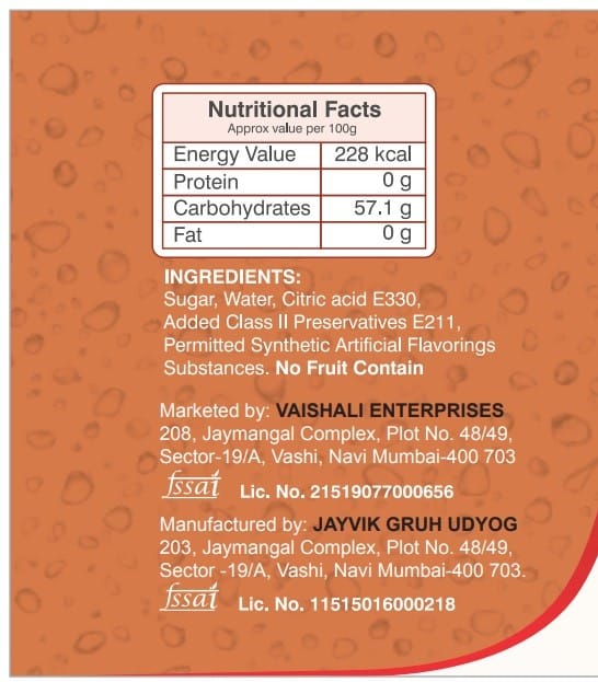 Shreeji Masala Soda Syrup Mix with Water for Making Juice 750 ml