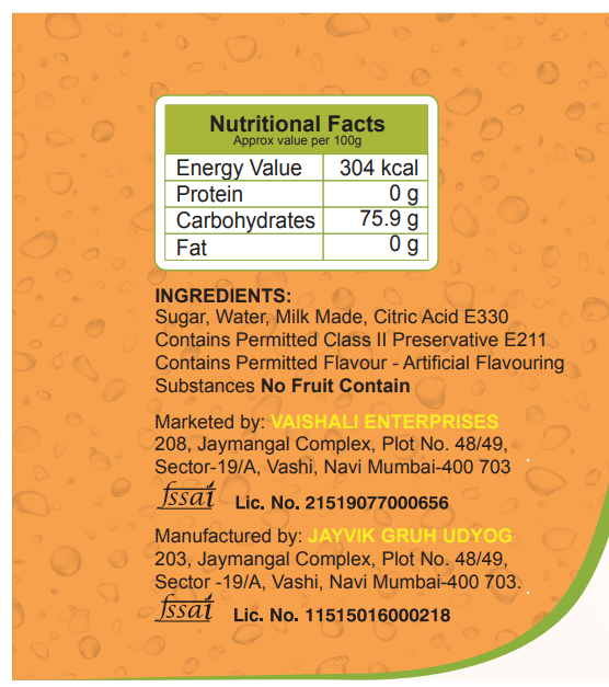 Shreeji Orange Blossm Syrup Mix With Milk For Making Milkshake 750 ml