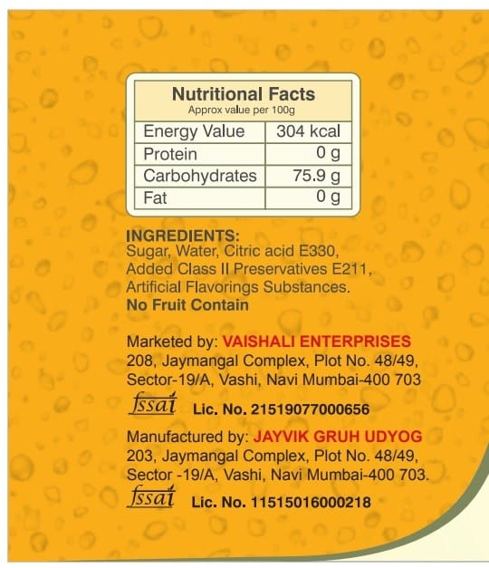 Shreeji Pineapple Syrup Mix with Water for Making Juice 750 ml