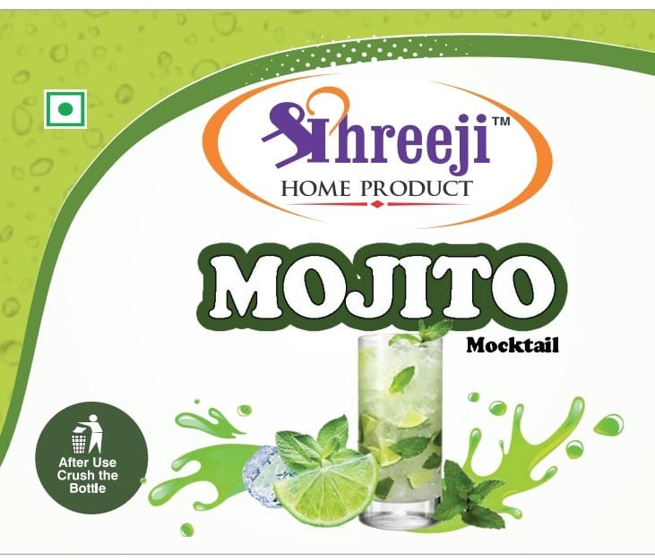 Shreeji Mojito Syrup Mix with Water for Making Juice 750 ml