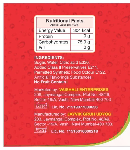 Shreeji Rose Syrup Mix with Water / Milk for Making Juice 750 ml