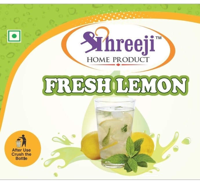 Shreeji Fresh Lemon Syrup Mix with Water for Making Juice 750 ml