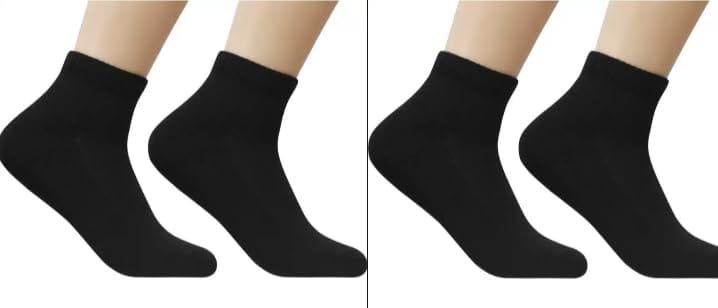 ShriGeeta Enterprises Unisex Ankle Socks (Combo & Pack of 3) Free Size