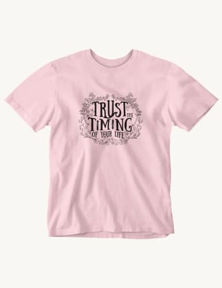 Trust the timing of your life - Unisex Oversized T-shirt