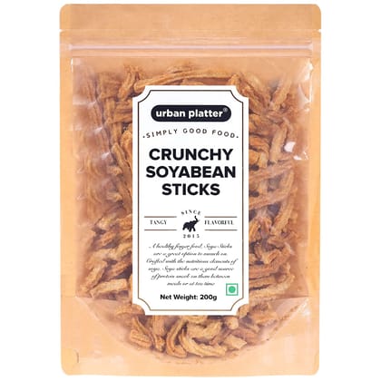 Urban Platter Crunchy Soyabean Sticks, 200g [ Soya Chakli, High Protein, Delicious Snack]