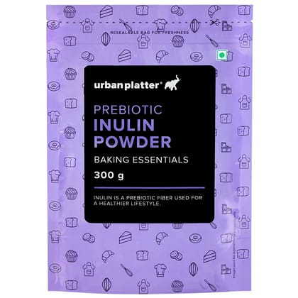 Urban Platter Inulin Powder, 300g [Fructo Oligo Saccharides, Prebiotic & Rich in Fiber, FOS]