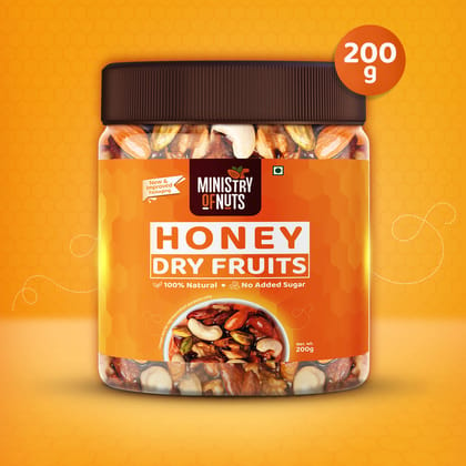 Ministry Of Nuts Honey Mixed dry Fruits 200g Dry Fruits With Pure Honey