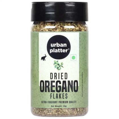 Urban Platter Dried Oregano Flakes Shaker Jar, 30g (Product of Turkey; Highly Aromatic; 3% Oil Content)