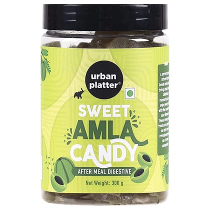 Urban Platter Sweet Amla Candy (Avla), 300g Sweet and Sour | Rich in Vit C | After Meal Digestive