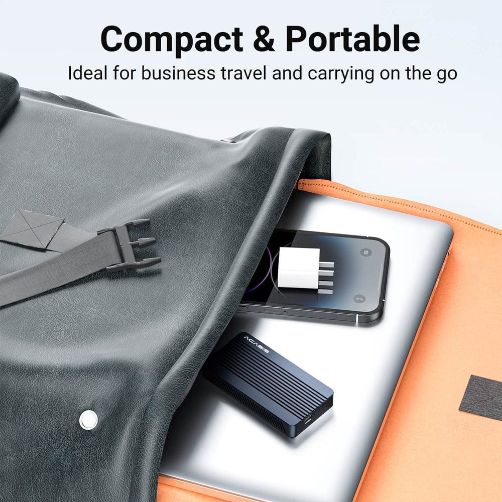 ACASIS 40Gbps M.2 NVMe SSD Enclosure, TBU405M1 for M1 M2 Pro/Max, Compatible with Thunderbolt 3/4, USB4/3.2/3.1/3.0/2.0, Support SSD Size 2280 B+M M-Key, TBU405 M1