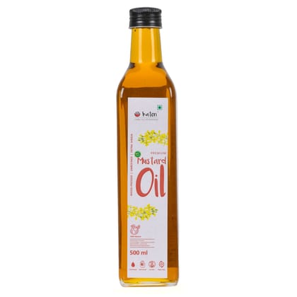 Katori Wood Pressed Mustard Oil | Glass Bottle | 500ml