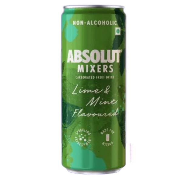 Absolut Mixers (Lime & Mint Flavoured)
