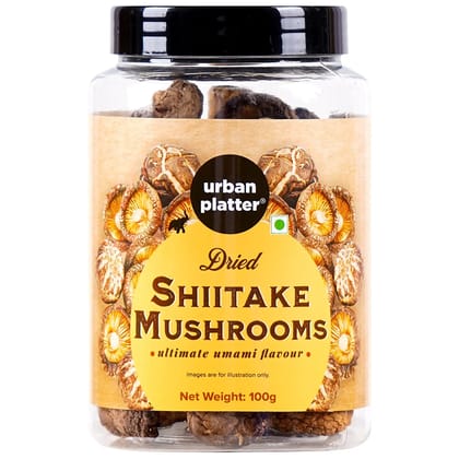 Urban Platter Dried Shiitake Mushrooms, 100g (Perfect for Asian Food and Sushi)
