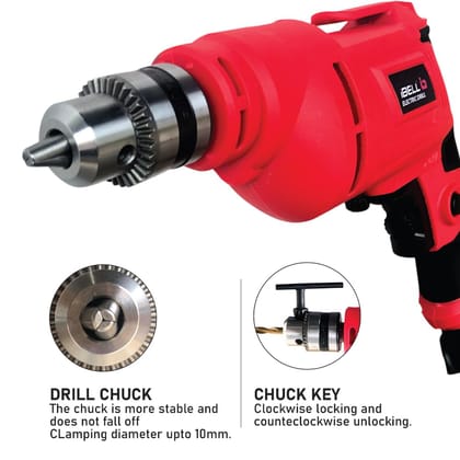Electric Drill for Wood & Metal Work with Variable Speed Control