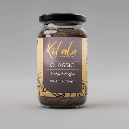 Kilala Classic Instant Coffee - 0% Added Sugar Coffee Jar