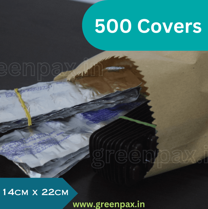 Medical Paper Covers 500 (0.27 p/cover)  14x22cm
