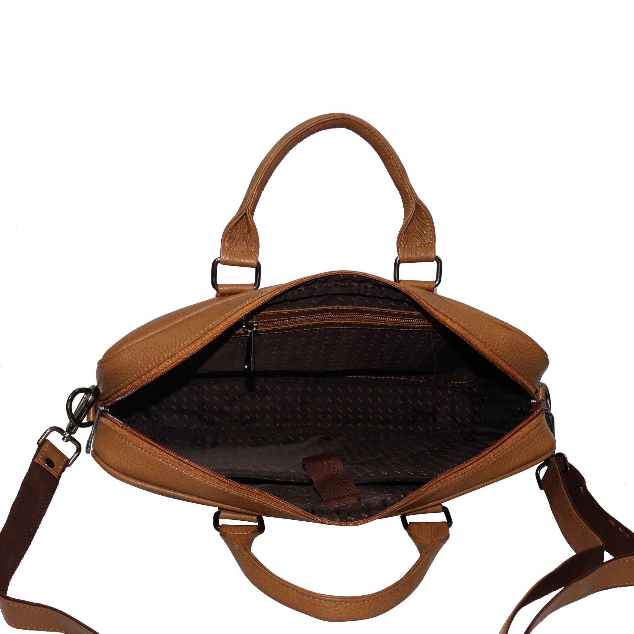 FHS Genuine Leather Laptop- Styles Bag for Men & Women