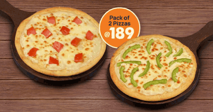 Pack Of 2 Pizzas @ 299 __ Spicy Jalapeno Pizza [Regular 7"],Spicy Jalapeno Pizza [Regular 7"]