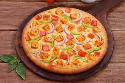 Paneer Makhani Pizza [BIG 10"] __ Pan Tossed