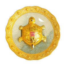 Handcrafted Brass Tortoise Plate - Perfect Puja & Housewarmin