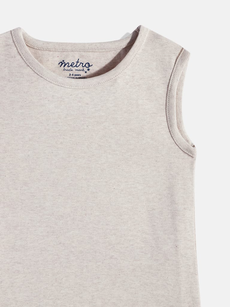 Girls Solid Vest T Shirt