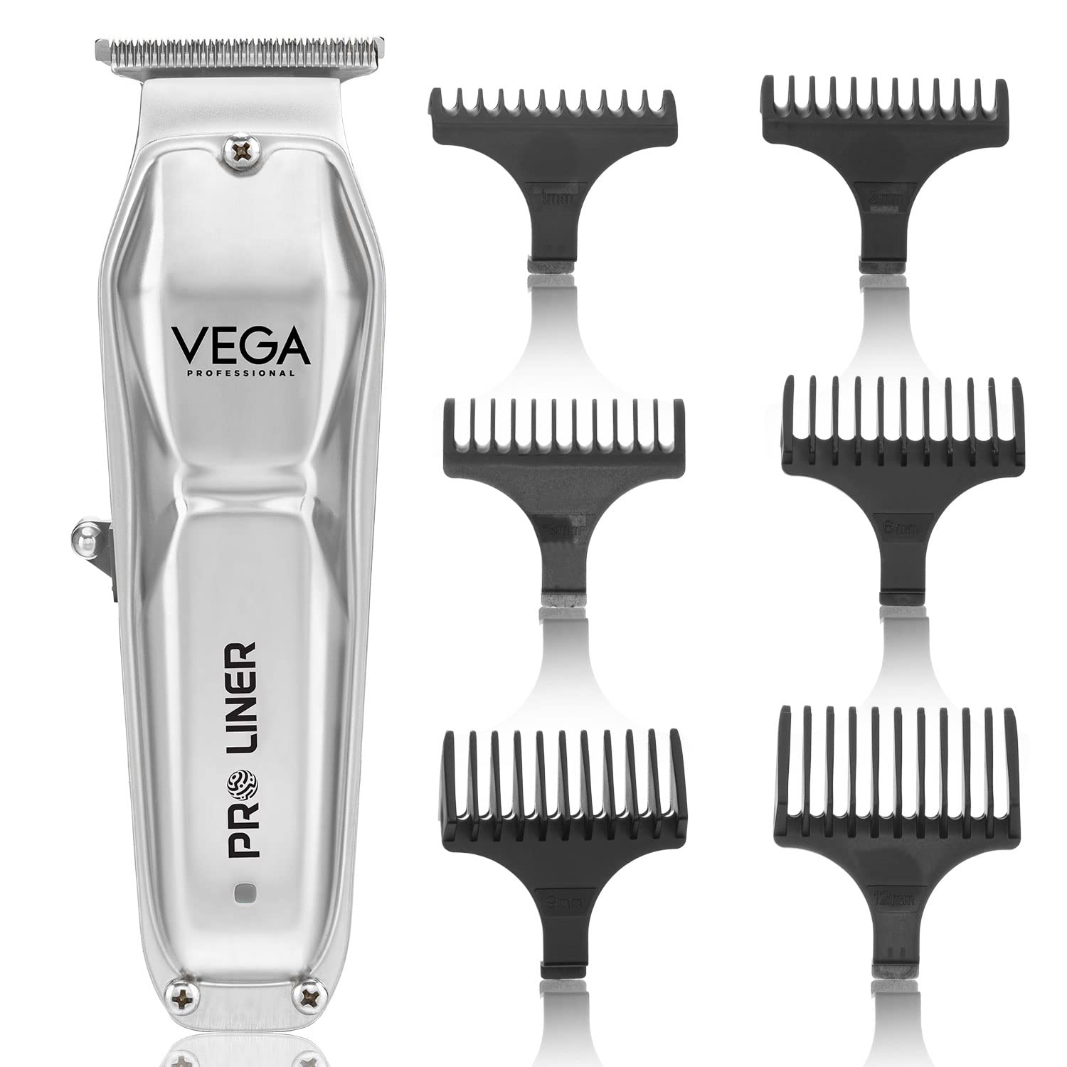 VEGA Professional Pro Liner Hair Trimmer with 240 mins Runtime, (VPPHT-03), Silver
