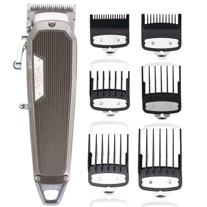 VEGA Professional Pro Star Hair Clipper with 300 mins Runtime, (VPPHC-04), Grey