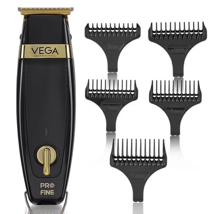 VEGA Professional Pro Fine Hair Trimmer with 300 mins Runtime, (VPMHT-05), Black