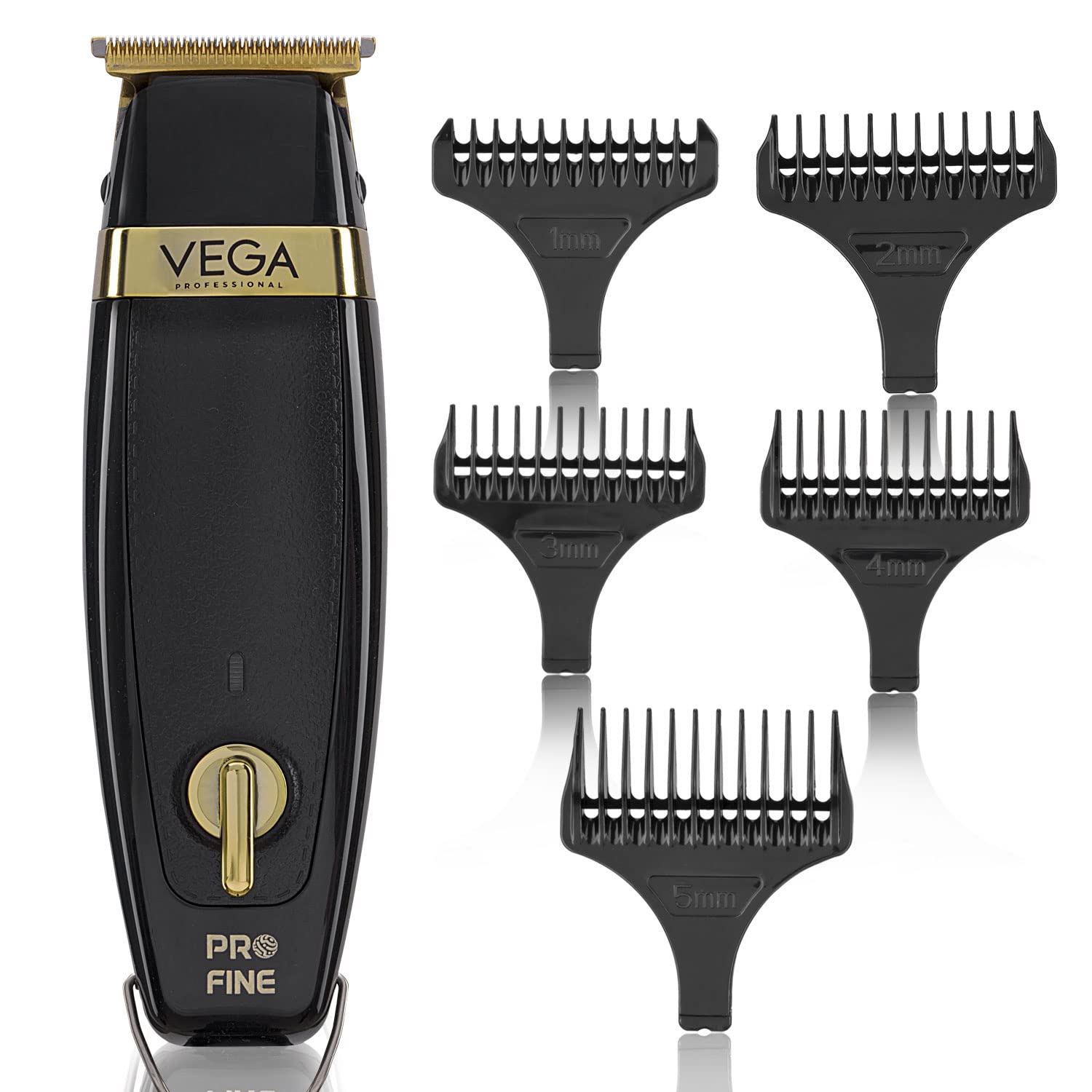 VEGA Professional Pro Fine Hair Trimmer with 300 mins Runtime, (VPMHT-05), Black