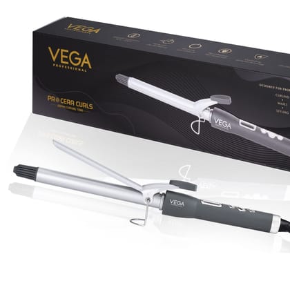 VEGA Professional Pro Cera Curls 22mm Barrel Hair Curler, (VPMCT-03)