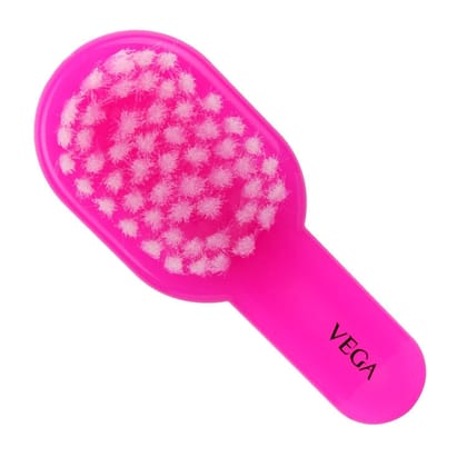 Vega Baby Hair Brush (India's No.1* Hair Brush Brand) with Soft Bristles For New Born Baby, Color May Vary, (9958)
