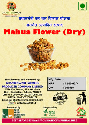 Mahua Flower (Dry) | 900 gm