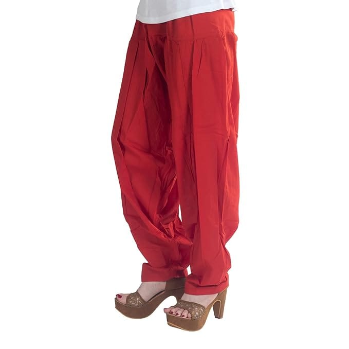 Women's Solid Cotton Punjabi Patiala Salwar