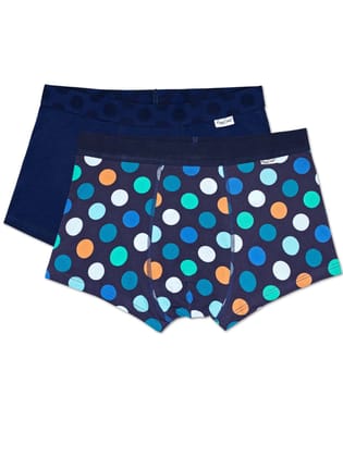 Happy Socks 2-Pack Big Dot Trunks