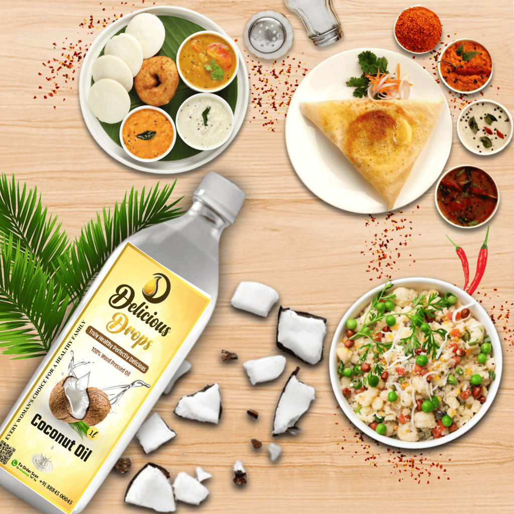 WOOD PRESSED COCONUT OIL1000 ML