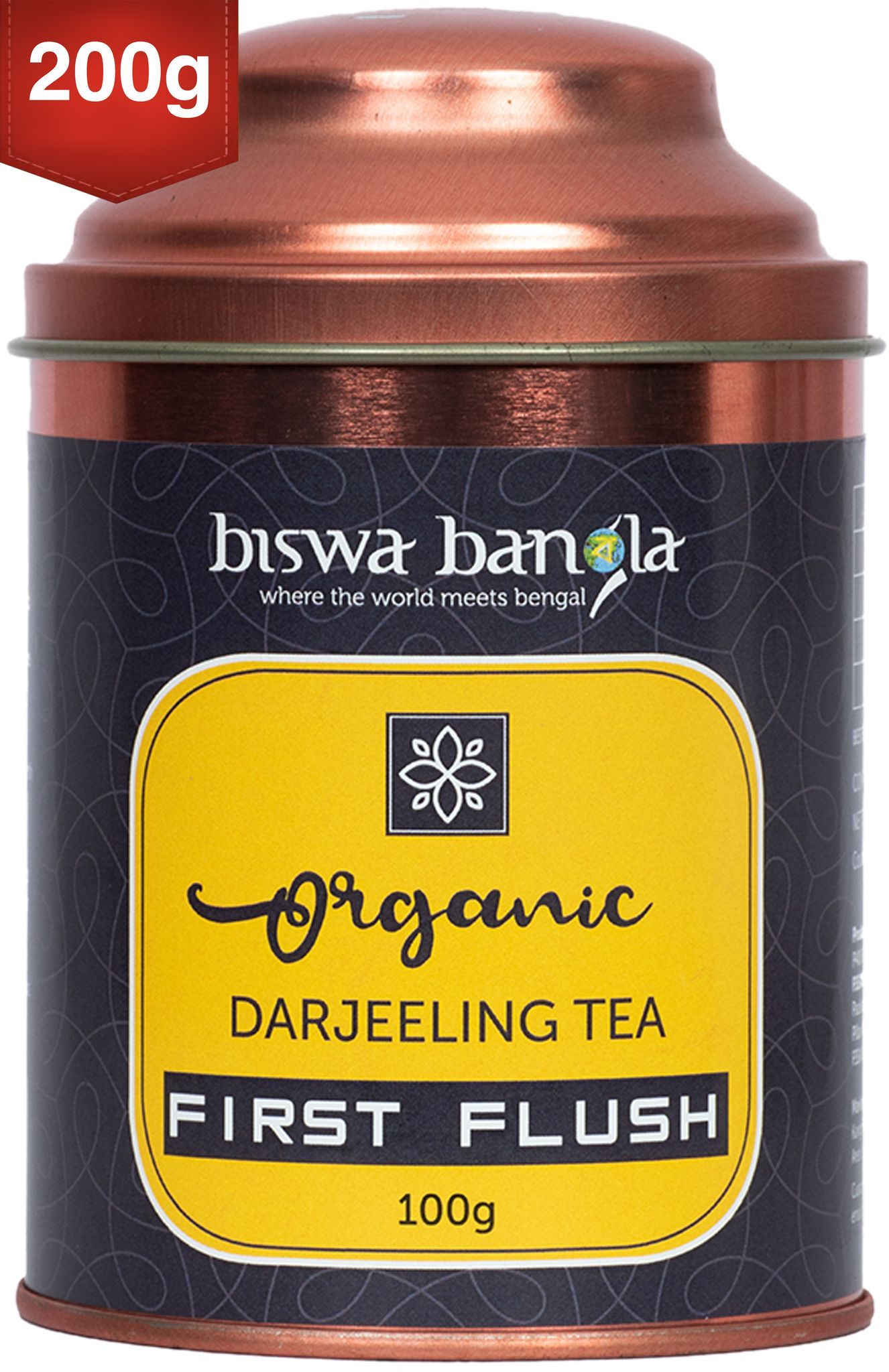 200g Organic 1st Flush Darjeeling Tea from Happy Valley Tea Garden