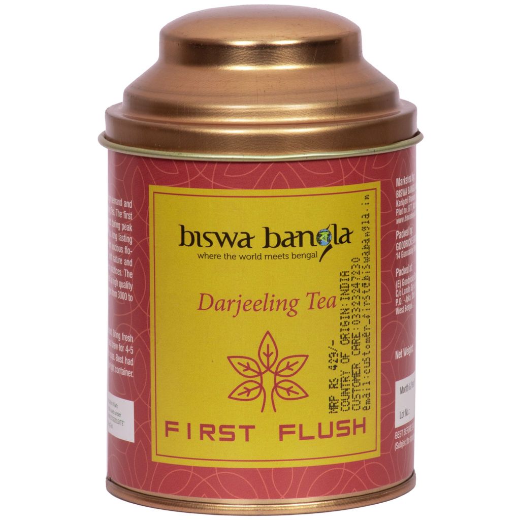 300g 1st Flush Darjeeling Tea - (Mim, Makaibari & Goodricke Tea Gardens) - 100g per caddy