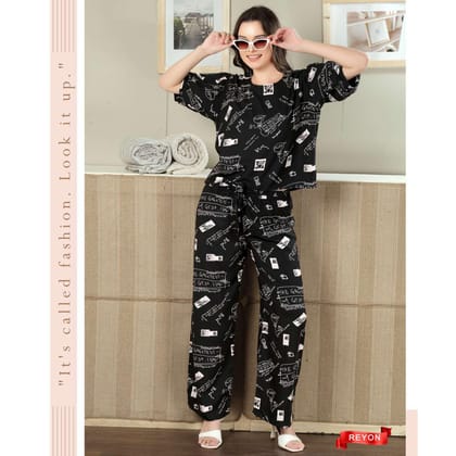 0667 Rayon Night Suit Co-ordset
