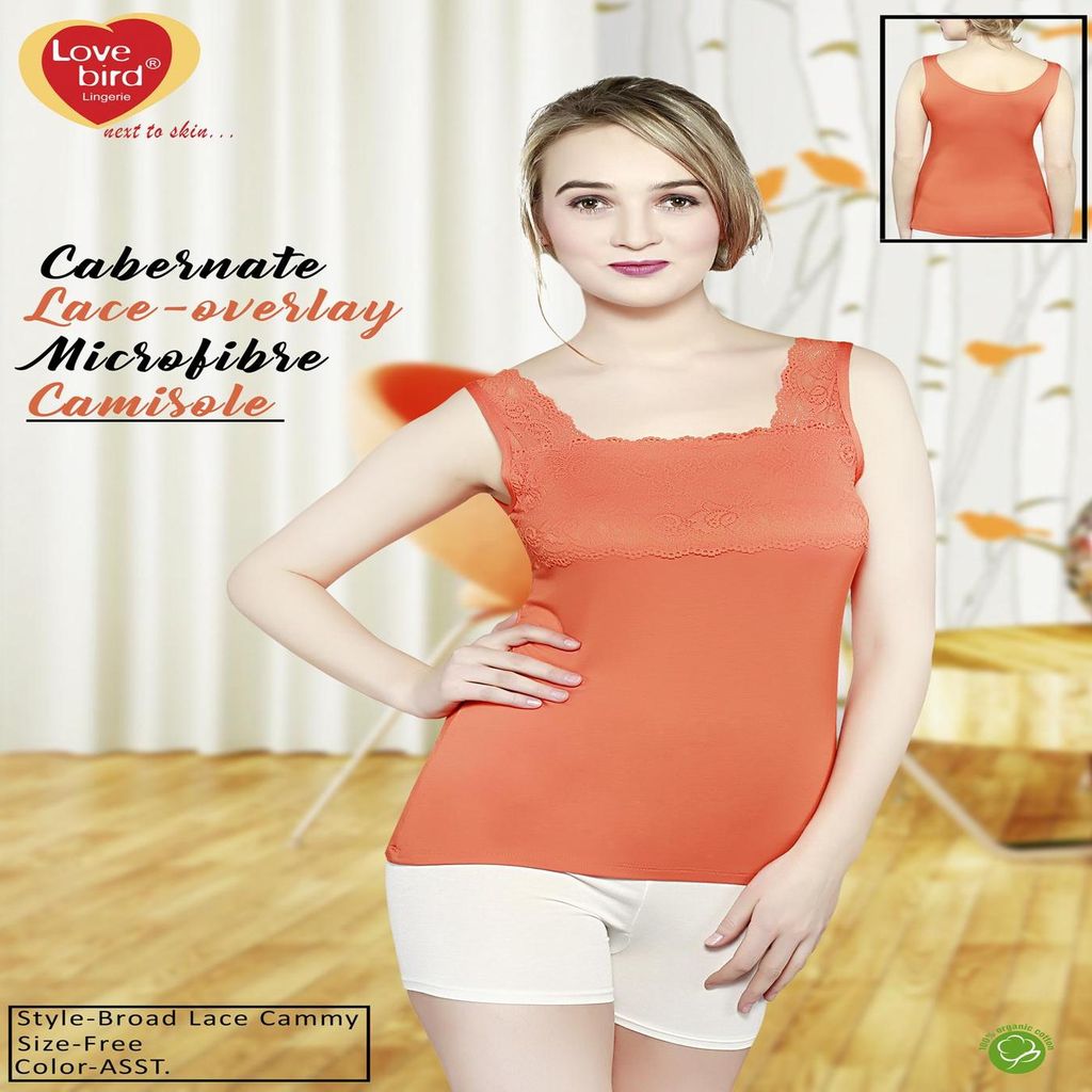 Sexy Sports Broad Lace Camisole Slip for Gym Wear - Camisoles | Buy online on ZillyBuy