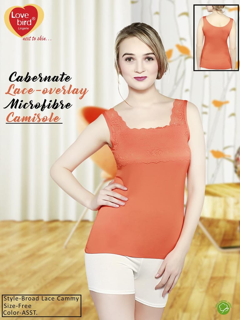 Sexy Sports Broad Lace Camisole Slip for Gym Wear - Camisoles | Buy online on ZillyBuy