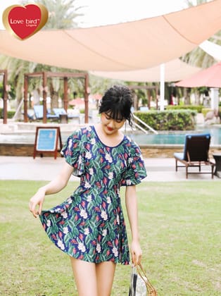 BW6609 SEXY FROCK WITH UMBRELLA SLEEVES