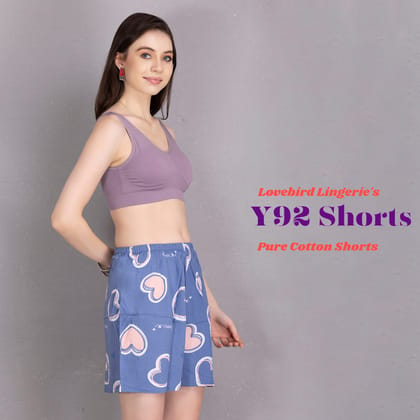 Y92 Rayon Small Shorts Printed w/o pocket