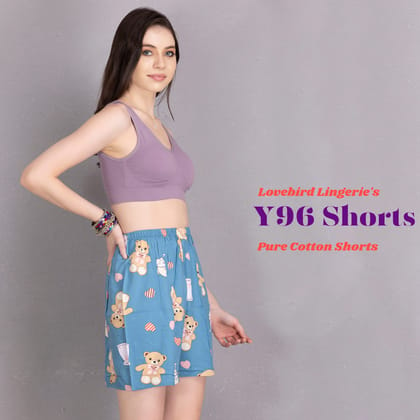 Y96 Rayon Small Printed Shorts w/o pocket
