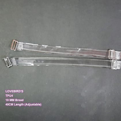 TPU-4 18MM Anti-SlipTransparent Steel N Hook Strap